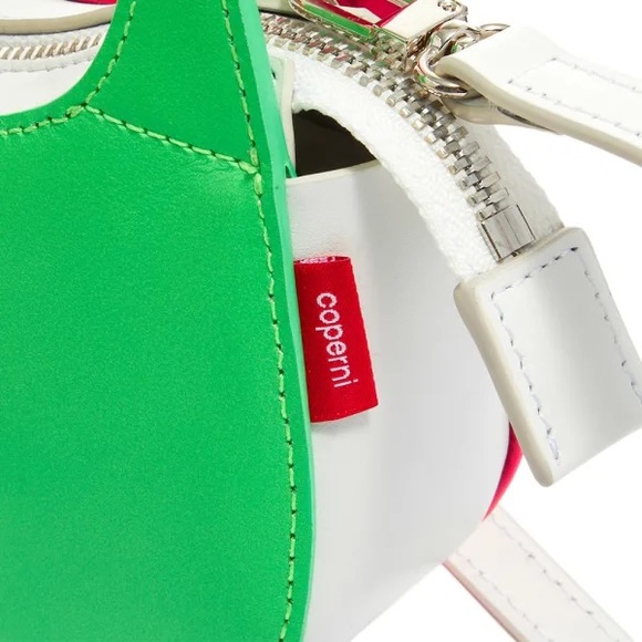 COPERNI Micro Baguette Swipe Bag Neon Pink & Green - Picture 4 of 11